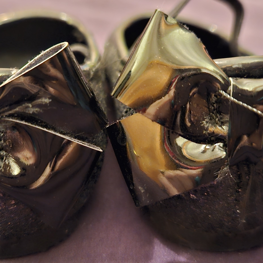 Carter's Girls' Glitter Mary Jane Flats in Black - Picture 7 of 7